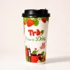Trà dâu trái cây dạng ly pha sẵn