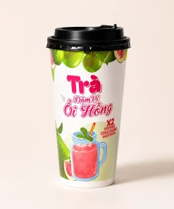 Trà ổi hồng tự pha dạng ly, thơm ngon đậm vị