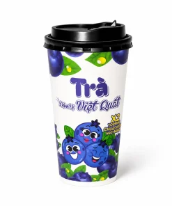 Trà việt quất tự pha dạng ly, thơm ngon đậm vị