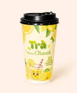 Trà chanh tự pha dạng ly, thơm ngon đậm vị